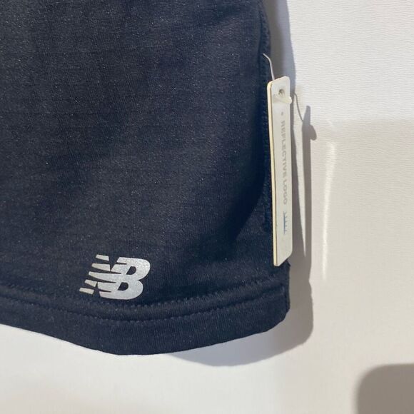 New Balance Unisex Black Reflective Logo Fleece Neck Tube Gaiter Size 16x10 NWT - Picture 3 of 6